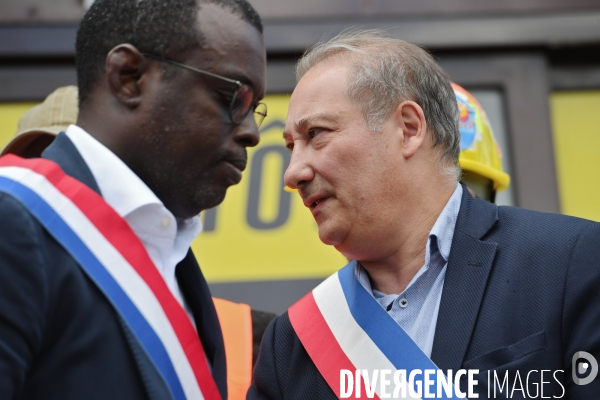 Manifestation contre la fermeture de l usine renault de Choisy le roi