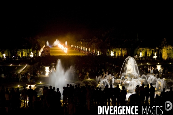 Chateau de versailles/grandes eaux nocturnes