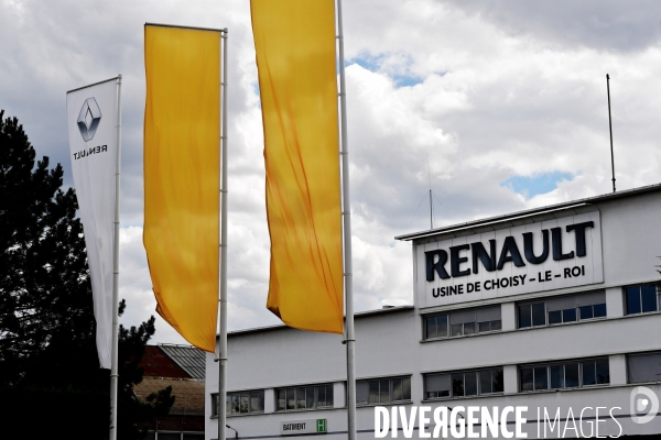 Manifestation contre la fermeture de l usine renault de Choisy le roi