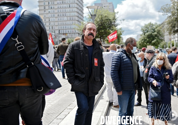 Manifestation contre la fermeture de l usine renault de Choisy le roi