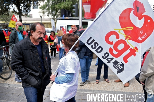 Manifestation contre la fermeture de l usine renault de Choisy le roi