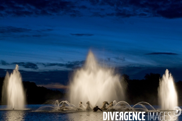 Chateau de versailles/grandes eaux nocturnes