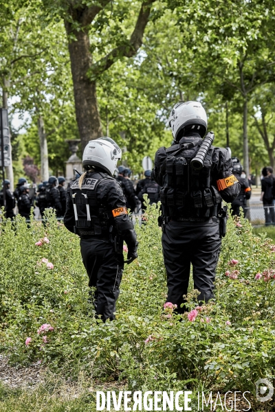 Manifestation Black Lives Matter contre le racisme et les violences policieres