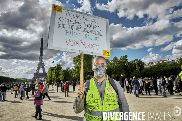 Manifestation Black Lives Matter contre le racisme et les violences policieres