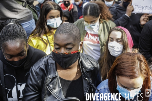 Rassemblement en hommage à George FLOYD.