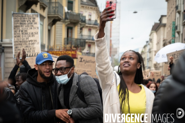 Black Lives Matter  Genève 9 juin 2020