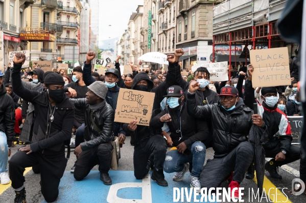 Black Lives Matter  Genève 9 juin 2020