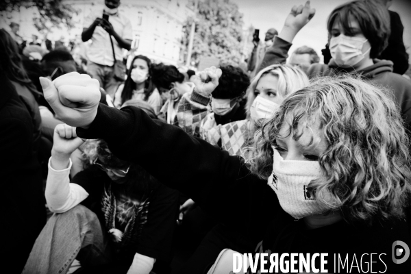 Hommage à George Floyd organisé Place de la République à Paris à l appel de SOS Racisme