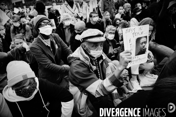 Hommage à George Floyd organisé Place de la République à Paris à l appel de SOS Racisme