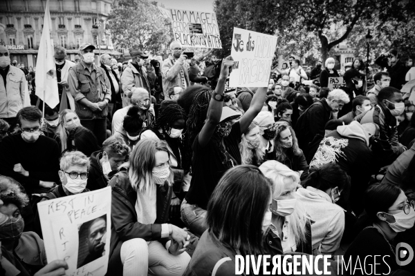 Hommage à George Floyd organisé Place de la République à Paris à l appel de SOS Racisme