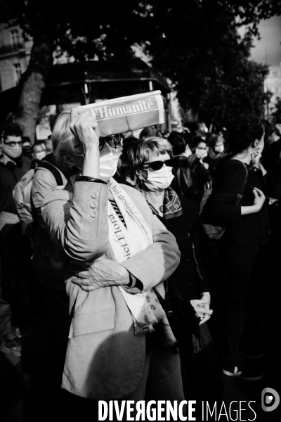 Hommage à George Floyd organisé Place de la République à Paris à l appel de SOS Racisme