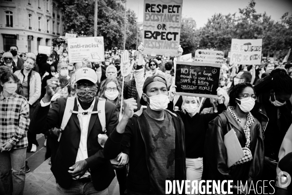 Hommage à George Floyd organisé Place de la République à Paris à l appel de SOS Racisme