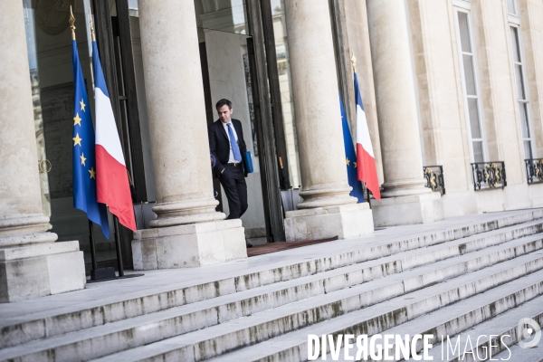 Conseil des ministres à l Elysée.