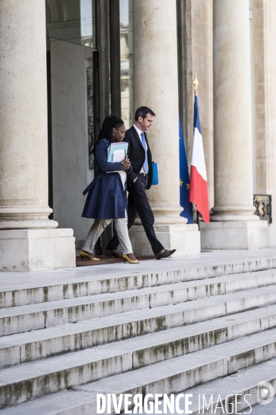 Conseil des ministres à l Elysée.