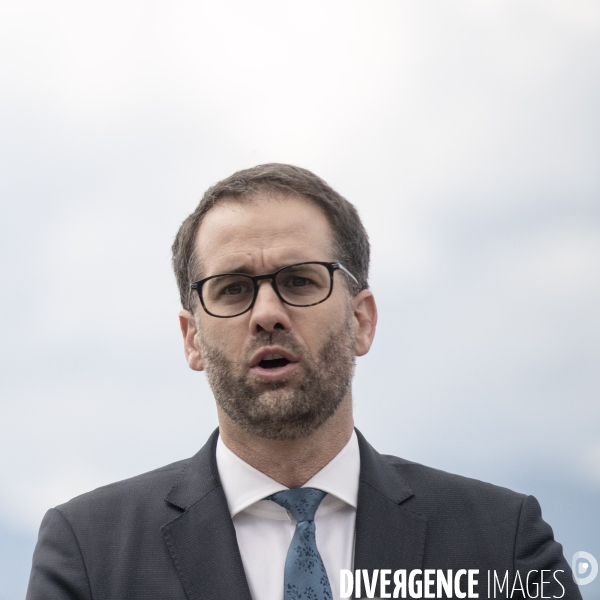 Le President du Conseil d Etat  du Canton de Geneve  Antonio HODGERS