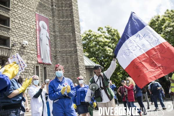 Rassemblement de soutien aux soignants