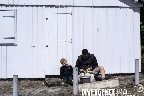 Les pêcheurs à pied de retour sur les plages de Normandie