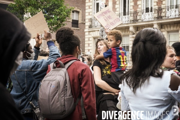 Manifestation contre le racisme et les violences policières.