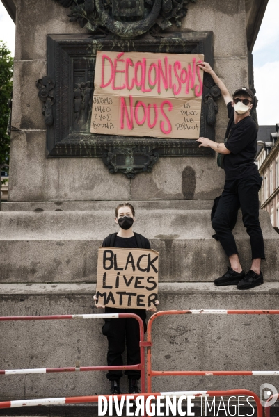 Manifestation contre le racisme et les violences policières.