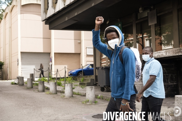 Manifestation contre le racisme et les violences policières.