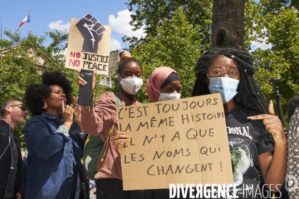Manifestation Justice pour Adama à Paris