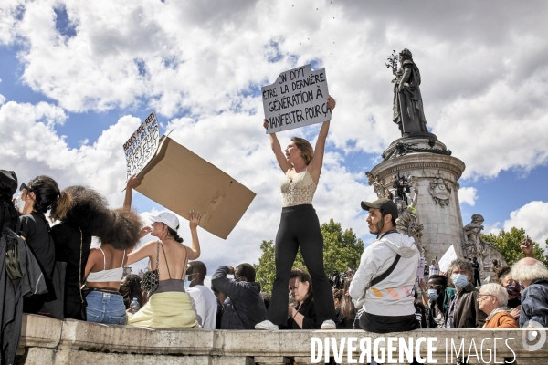 Manifestation Justice pour Adama à Paris