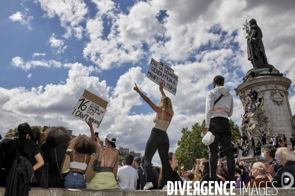 Manifestation Justice pour Adama à Paris