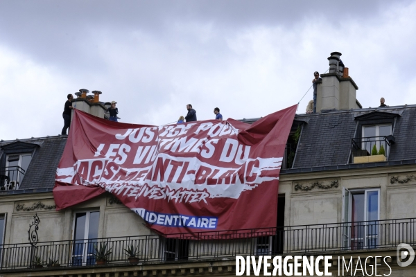 Manifestation contre la violence policière et anti raciste. Protest against police brutality and and Anti racist.