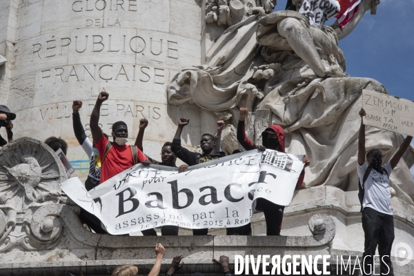 Manifestation pour la justice et contre les violences policières