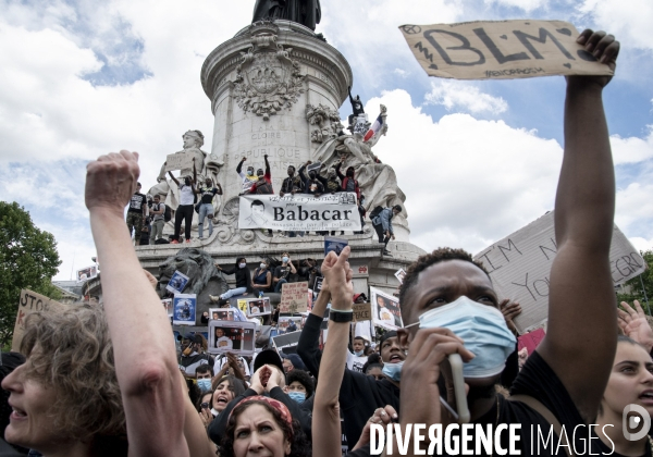 Manifestation pour la justice et contre les violences policières