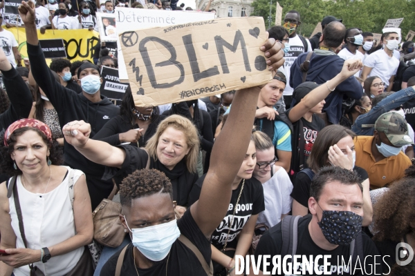 Manifestation pour la justice et contre les violences policières