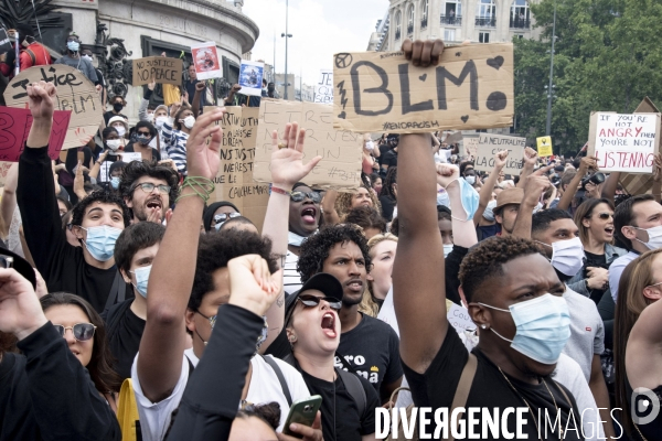 Manifestation pour la justice et contre les violences policières