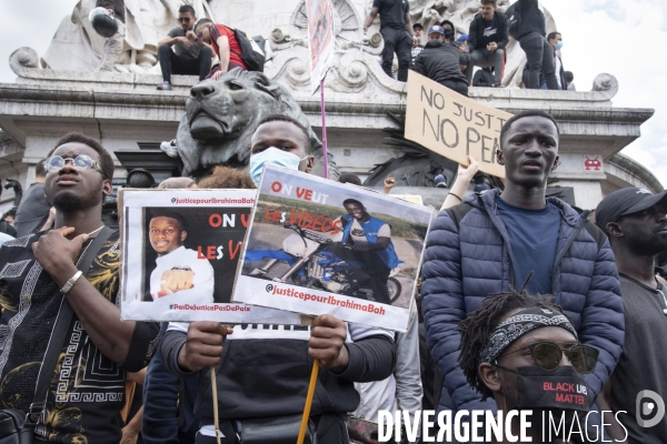 Manifestation pour la justice et contre les violences policières