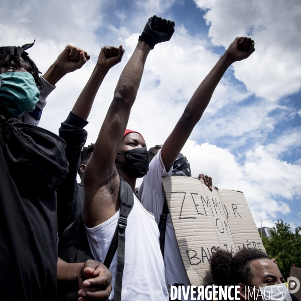 Manifestation pour la justice et contre les violences policières