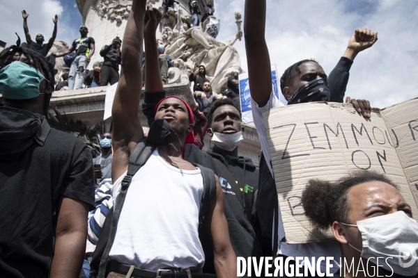 Manifestation pour la justice et contre les violences policières