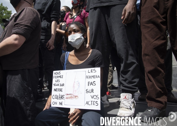 Manifestation pour la justice et contre les violences policières