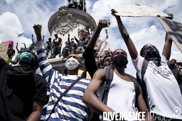 Manifestation pour la justice et contre les violences policières