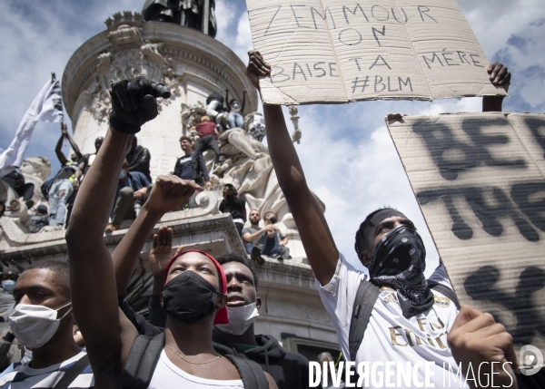 Manifestation pour la justice et contre les violences policières