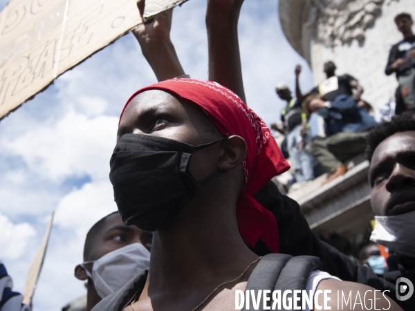 Manifestation pour la justice et contre les violences policières