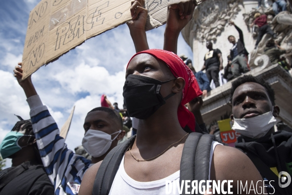 Manifestation pour la justice et contre les violences policières