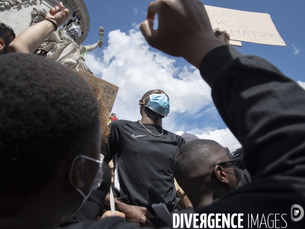 Manifestation pour la justice et contre les violences policières