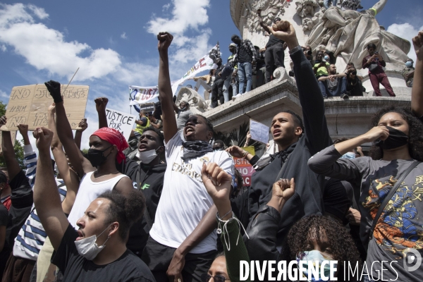 Manifestation pour la justice et contre les violences policières