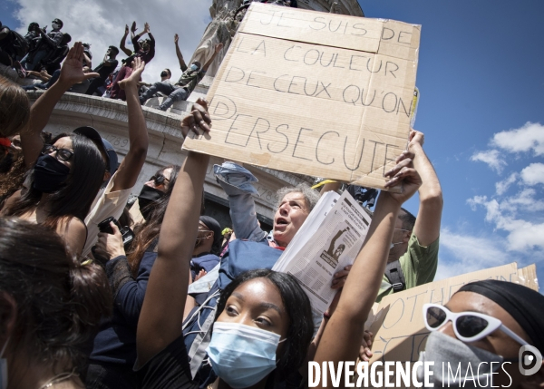 Manifestation pour la justice et contre les violences policières