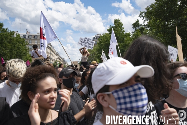 Manifestation pour la justice et contre les violences policières