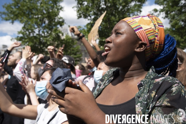 Manifestation pour la justice et contre les violences policières