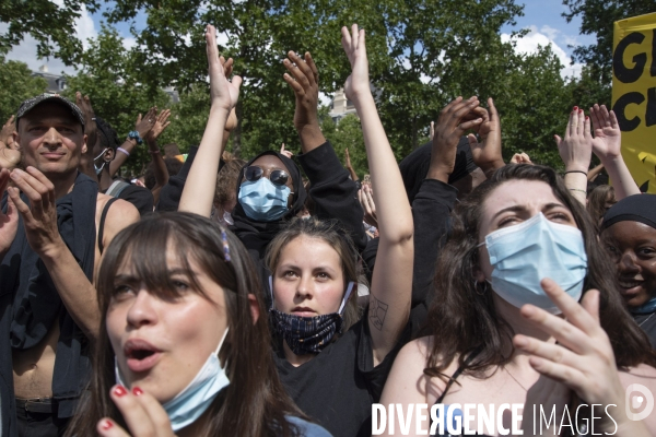 Manifestation pour la justice et contre les violences policières