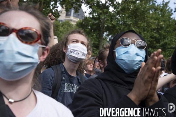 Manifestation pour la justice et contre les violences policières