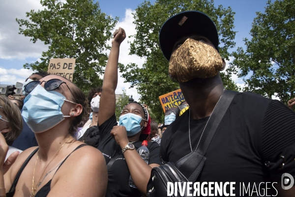 Manifestation pour la justice et contre les violences policières