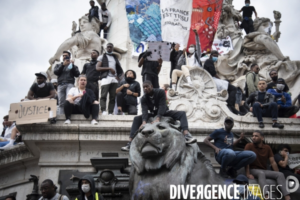 Manifestation pour la justice et contre les violences policières