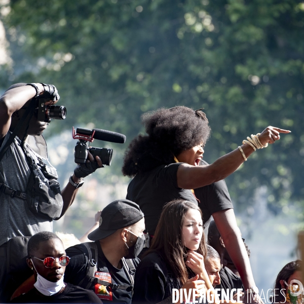 Manifestation pour la justice et contre les violences policières